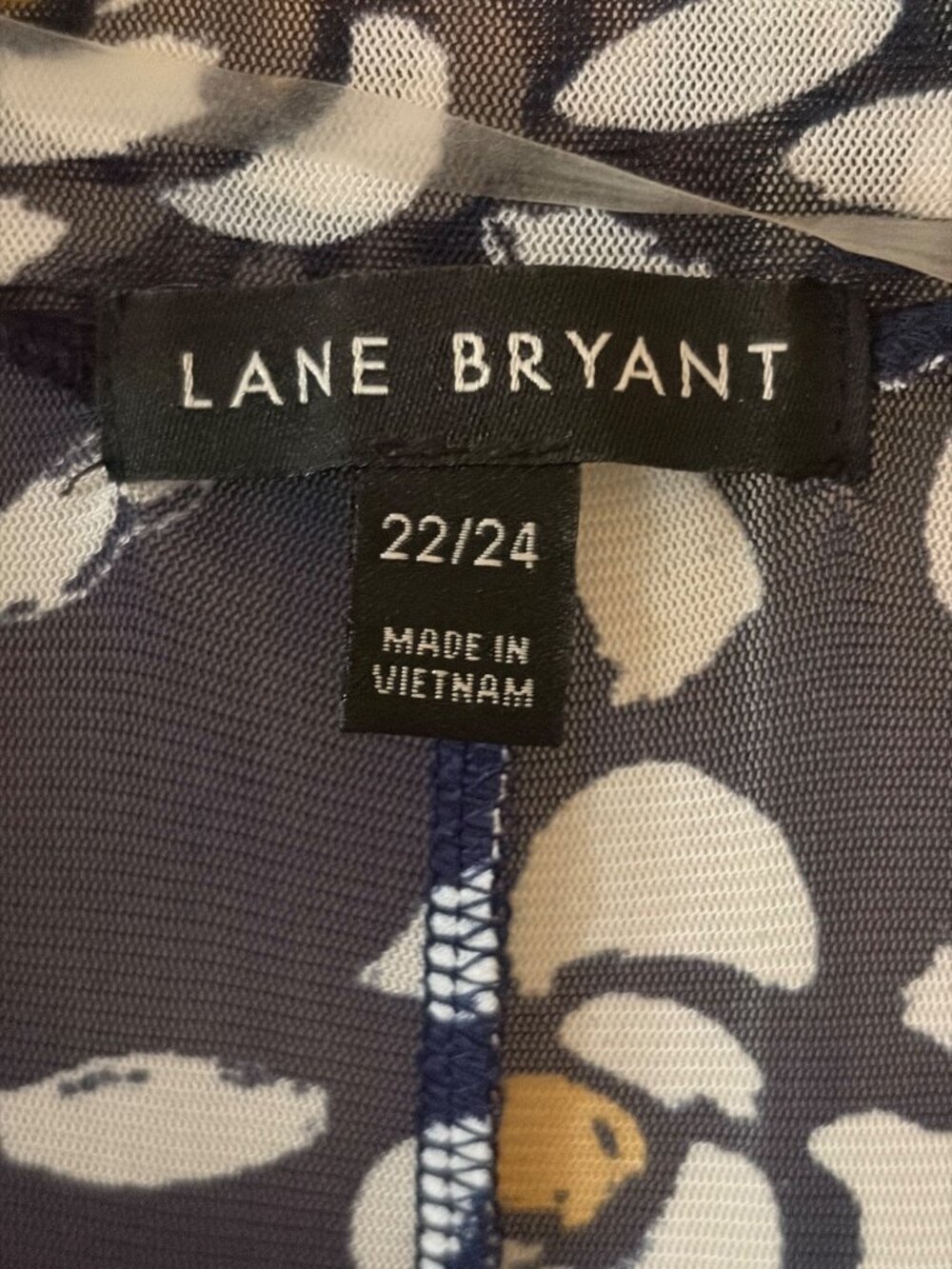 Lane Bryant Sheer Open Front Floral Print Kimona Size 22/24 - Picture 4 of 11